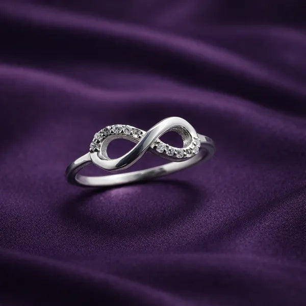 Silver Infinity Design Silver Ring For Women