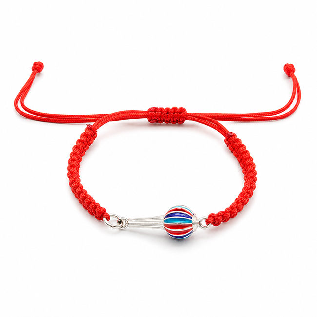 925 Sterling Silver Meenakari Gadda Rakhi for Brother | Handcrafted Adjustable Red Thread Raksha Bandhan Rakhi | Traditional Silver Rakhi | Made in India | Festive Gift
